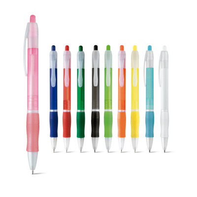 SLIM BK. Esferográfica em ABS com antideslizante